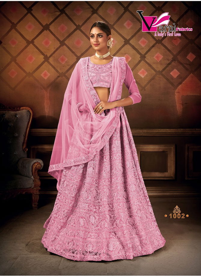 VARNI ZEEYA-SULTANA EXCLUSIVE DESIGNER PARTY WEAR EMBROIDERED LEHNGA COLLECTION 